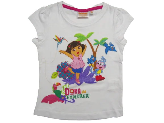 Φωτογραφία προϊόντος: NICKELODEON ΠΑΙΔΙΚΟ T-SHIRT DORA EXPLORER 0559 – λευκό 10220