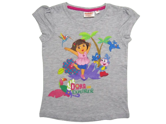 Φωτογραφία προϊόντος: NICKELODEON ΠΑΙΔΙΚΟ T-SHIRT DORA EXPLORER 0557 - γκρι 10210