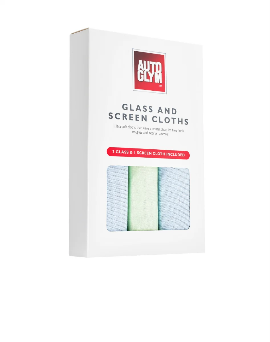Φωτογραφία προϊόντος: Autoglym Glass & Screen Cloths Σετ 3 τεμαχιων -Πανακια τζαμιων και οθονων