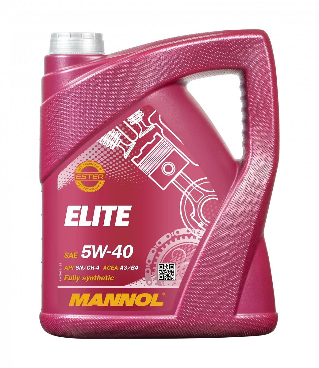 Φωτογραφία προϊόντος: Λάδι αυτοκινήτου Mannol Elite 5W-40 5L 7903-5