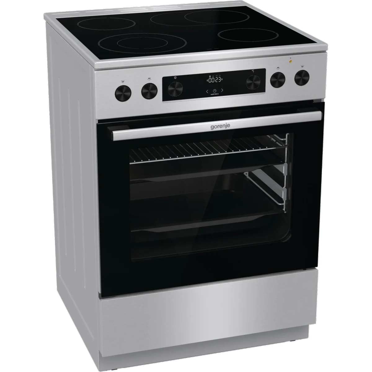 Φωτογραφία προϊόντος: Κουζίνα Gorenje GECS6C70XPA 71lt με Κεραμικές Εστίες Π60εκ. Inox