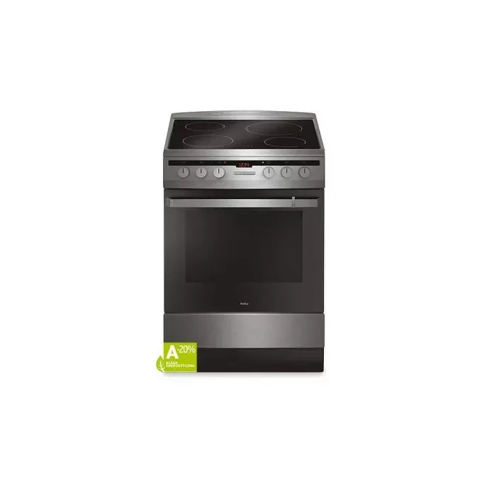 Φωτογραφία προϊόντος: Κουζίνα Amica 618CE3.333HTaQXx 65lt A με Κεραμικές Εστίες Π60εκ Inox
