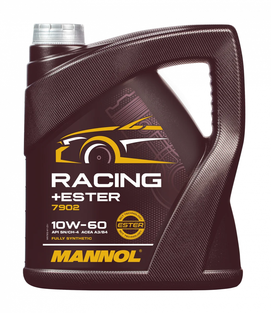 Φωτογραφία προϊόντος: Λαδι Αυτοκινήτου Mannol RACING+ ESTER 10W-60 4L 7902-4