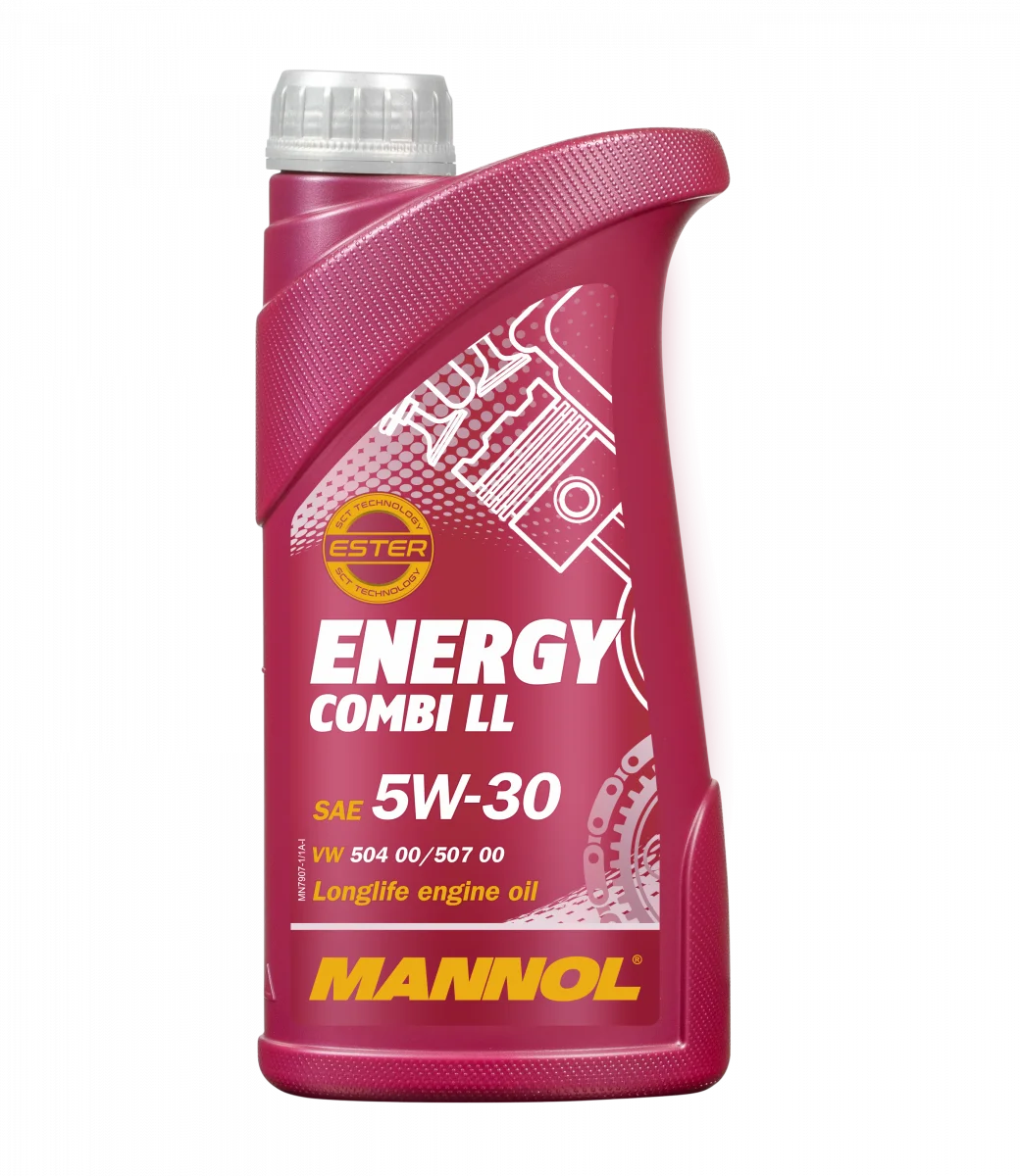 Φωτογραφία προϊόντος: Λιπαντικό μηχανής Mannol Energy Combi LL 5W-30 1L 7907-1