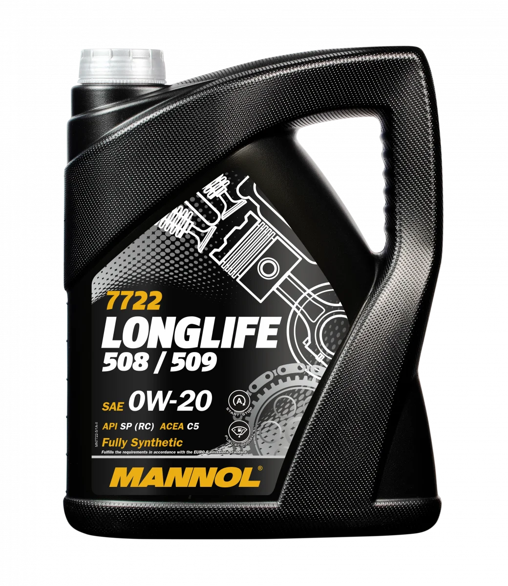 Φωτογραφία προϊόντος: Λάδι Μηχανής Mannol 0W-20 Longlife 508/509 5L