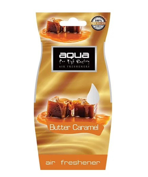 Φωτογραφία προϊόντος: Aqua Butter Caramel -Aρωματικό δεντράκι αυτοκινήτου 010066