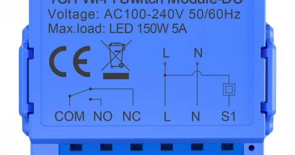 Φωτογραφία προϊόντος: Avatto WSM16-DC-1 WiFi Switch 1CH Dry Contact DC
