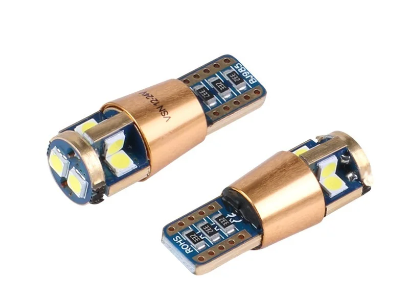 Φωτογραφία προϊόντος: CarMotion Σετ λάμπες CANBUS VISION W5W (T10) 6000K 1200LMNS 2.4W 360 12/24V 10X3030 NONPOLAR 2τμχ