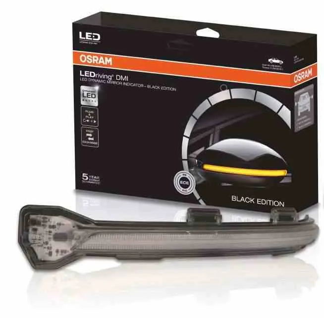 Φωτογραφία προϊόντος: OSRAM LEDRiving® Dynamic LED φλας καθρέφτη σετ 2 τεμαχίων A3 S3 RS3 8V 2012-2020 BLACK EDITION