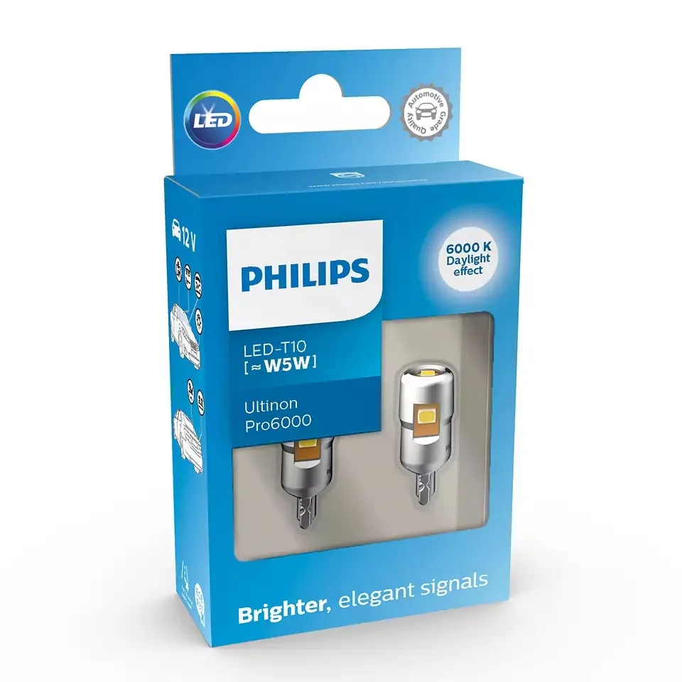 Φωτογραφία προϊόντος: Philips Ultinon Pro6000 W5W T10 12V 6000K 2τμχ