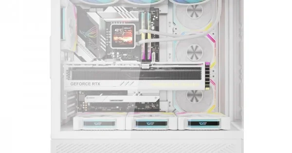 Φωτογραφία προϊόντος: DarkFlash Computer Case DY460 White with 4 ARGB fans