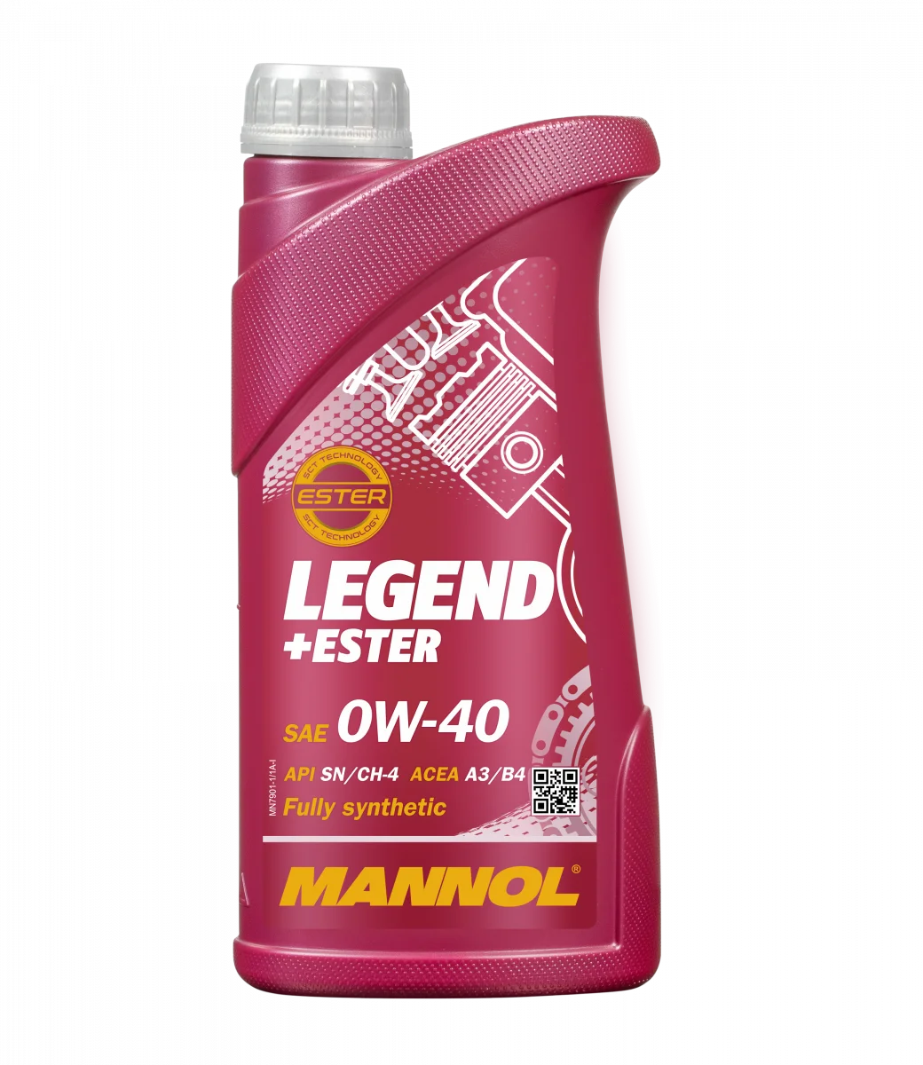 Φωτογραφία προϊόντος: Λάδι Μηχανής Mannol 0W-40 Legend Ultra 1L 7901-1