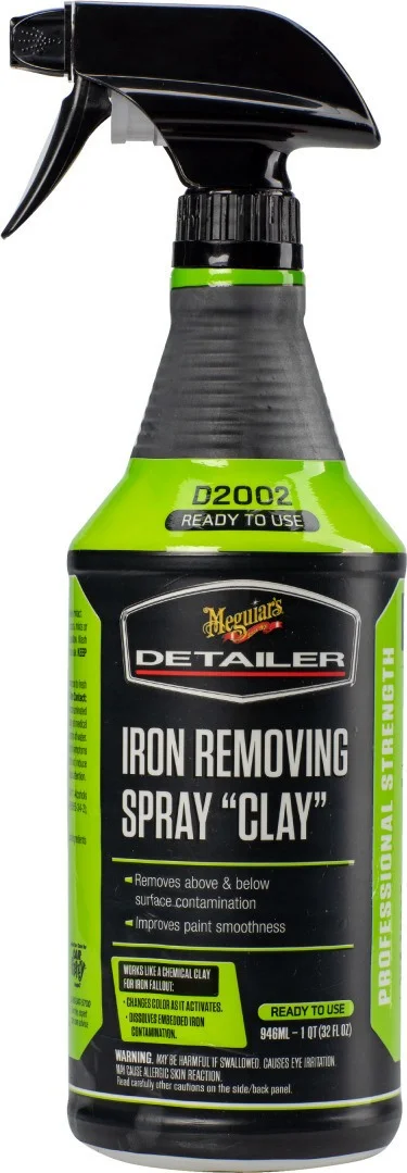 Φωτογραφία προϊόντος: Meguiar's Σπρέι αφαίρεσης άχνας "Clay" σιδήρου Meguiar’s Iron Removing Spray “Clay” DRTU200232 946ml
