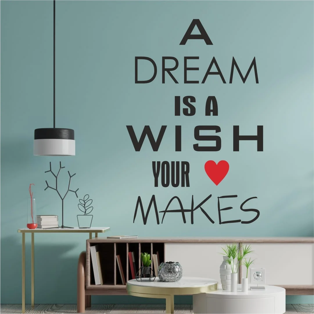 Φωτογραφία προϊόντος: Αυτοκόλλητo Τοίχου - Dream Is A Wish