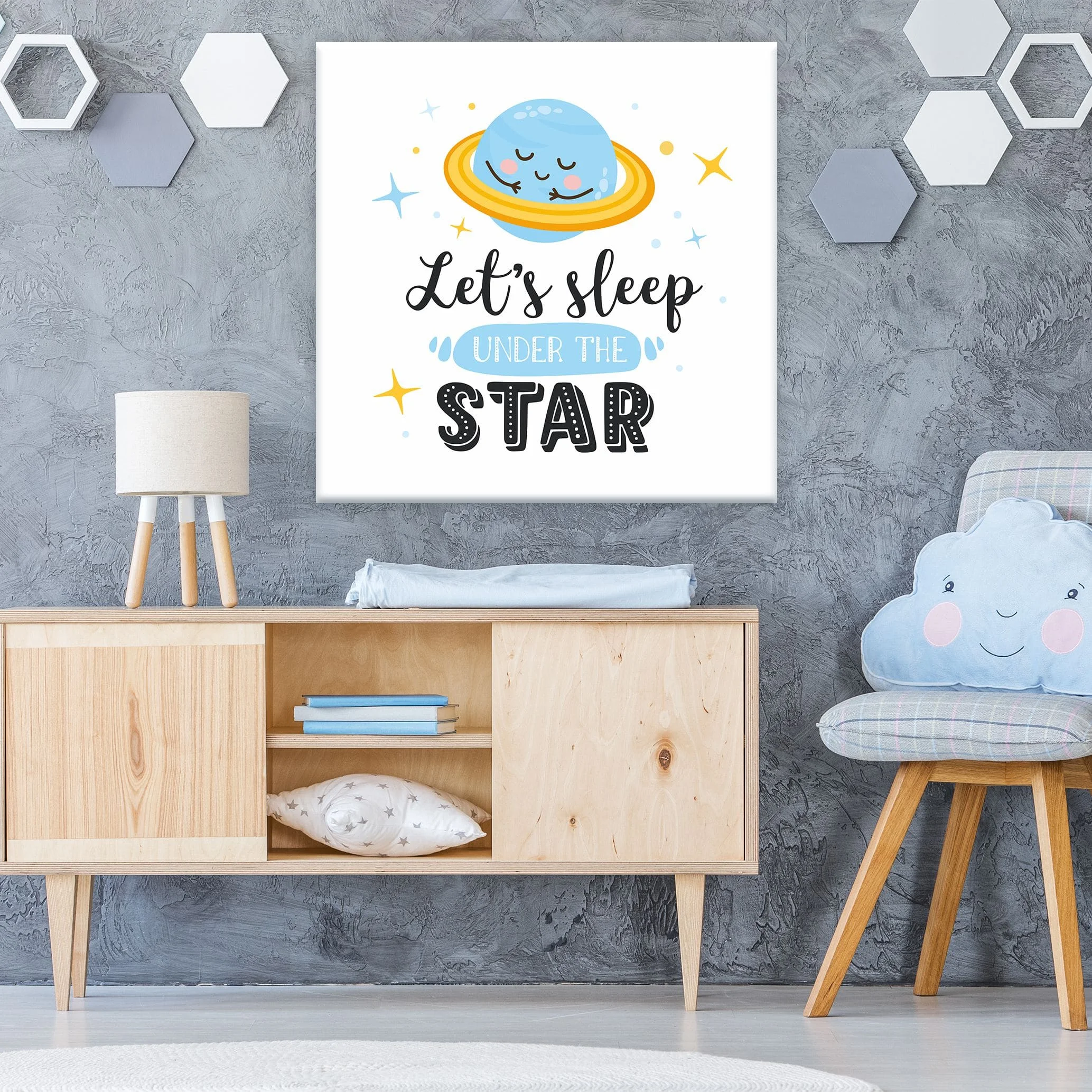 Φωτογραφία προϊόντος: Πίνακας Σε Καμβά - Let s Sleep Under The Star