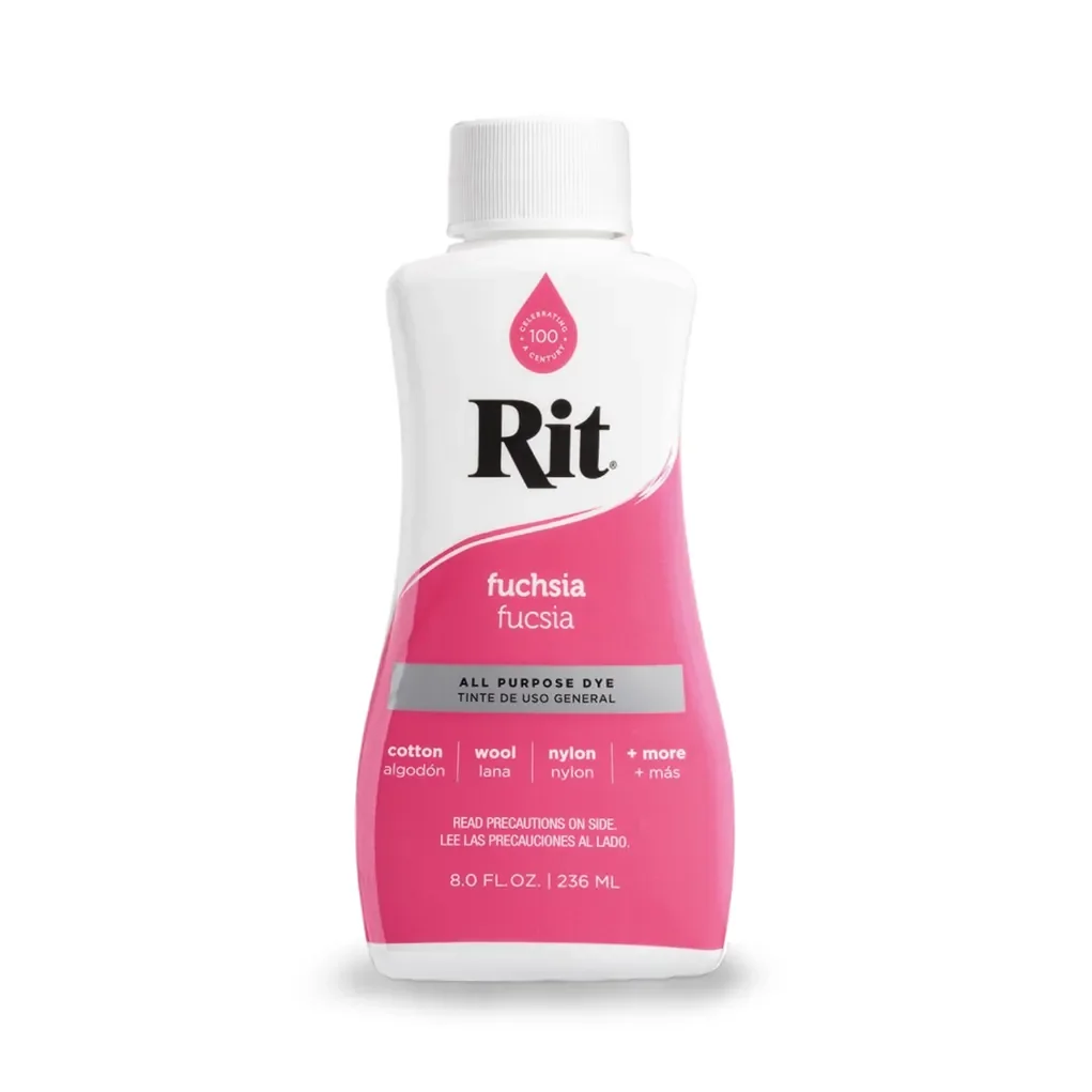 Φωτογραφία προϊόντος: RIT DYE Liquid All-Purpose Βαφή Υφασμάτων – Fuschia 236ml