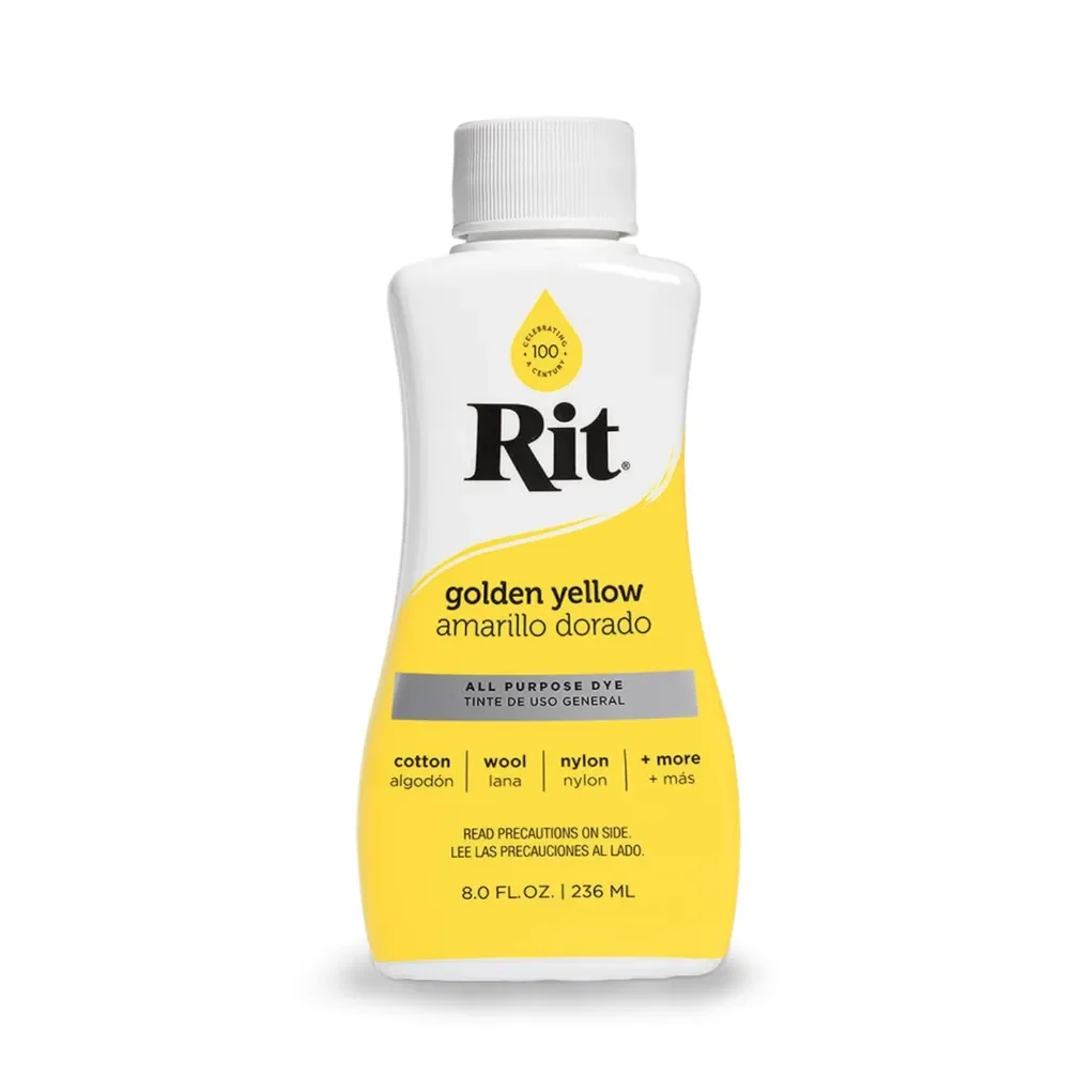 Φωτογραφία προϊόντος: RIT DYE Liquid All-Purpose Βαφή Υφασμάτων – Golden Yellow 236ml