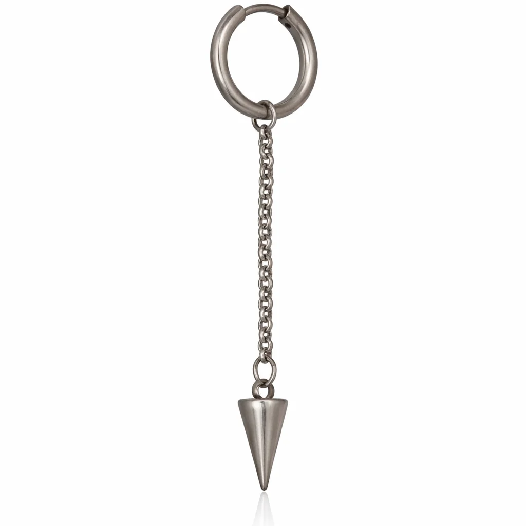 Φωτογραφία προϊόντος: Ghetto Kpop SS Pendant Tassel Long Stud Earring 1pcs