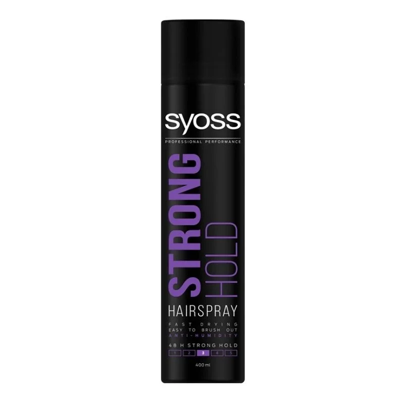 Φωτογραφία προϊόντος: Syoss Spray Strong Hold Λακ 3άρα Μέτριο κράτημα 400ml