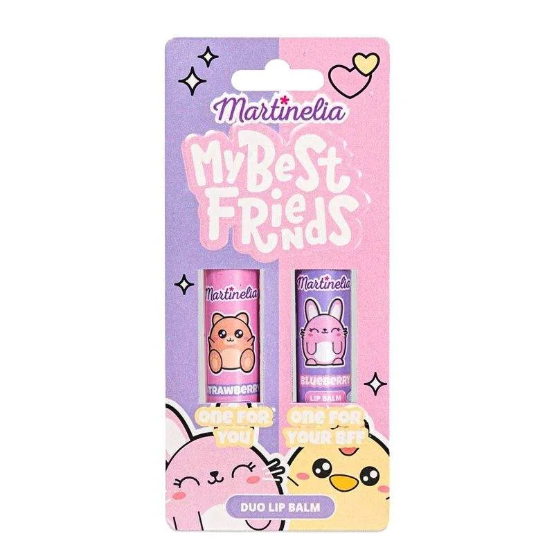 Φωτογραφία προϊόντος: Martinelia Duo Lip Balm Παιδικό Σετ lipbalm Φράουλα + Μύρτιλο 2 x 4gr