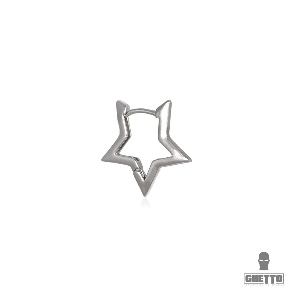 Φωτογραφία προϊόντος: Ghetto Kpop Star Earrings 1 Pcs Silver