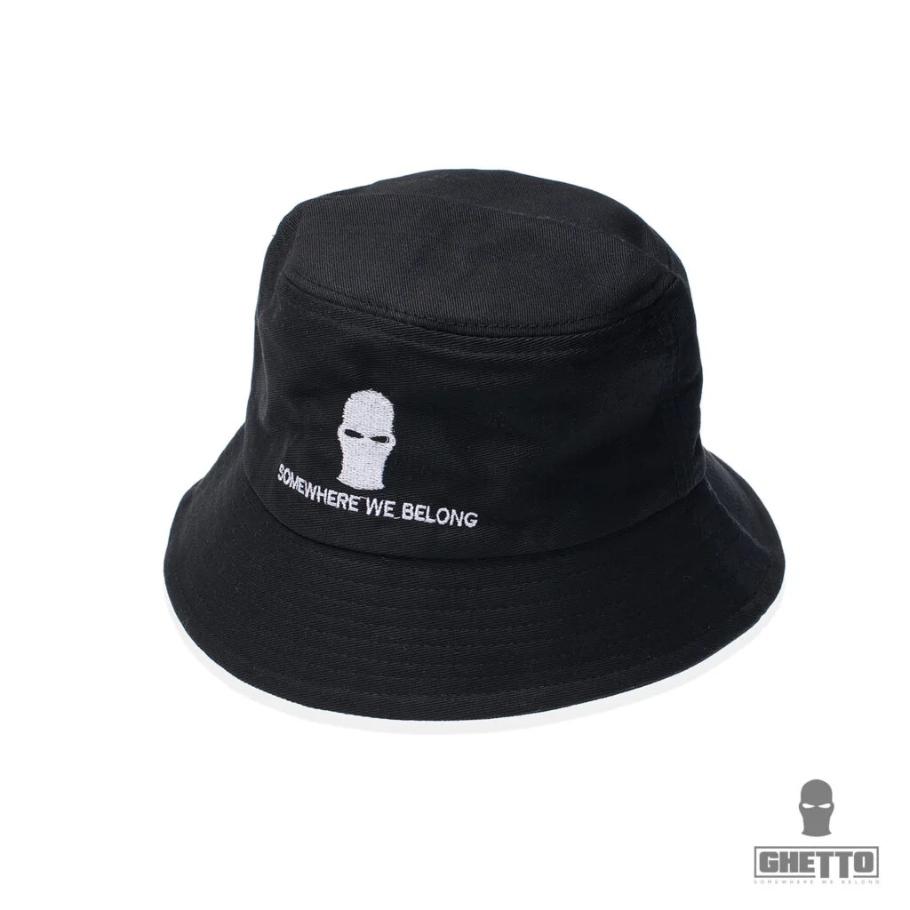 Φωτογραφία προϊόντος: Ghetto Mask Summer Bucket Hat – Fisherman Edition | Somewhere We Belong Black