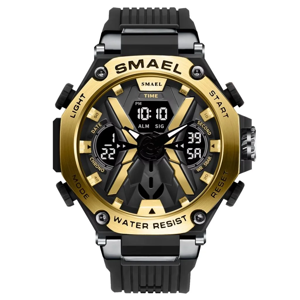 Φωτογραφία προϊόντος: SMAEL Digital Watch Multi Function Sports Gold