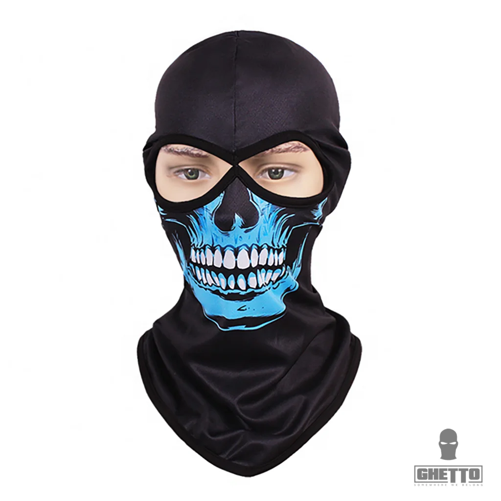 Φωτογραφία προϊόντος: Ghetto Two Hole Balaclava Mask Blue