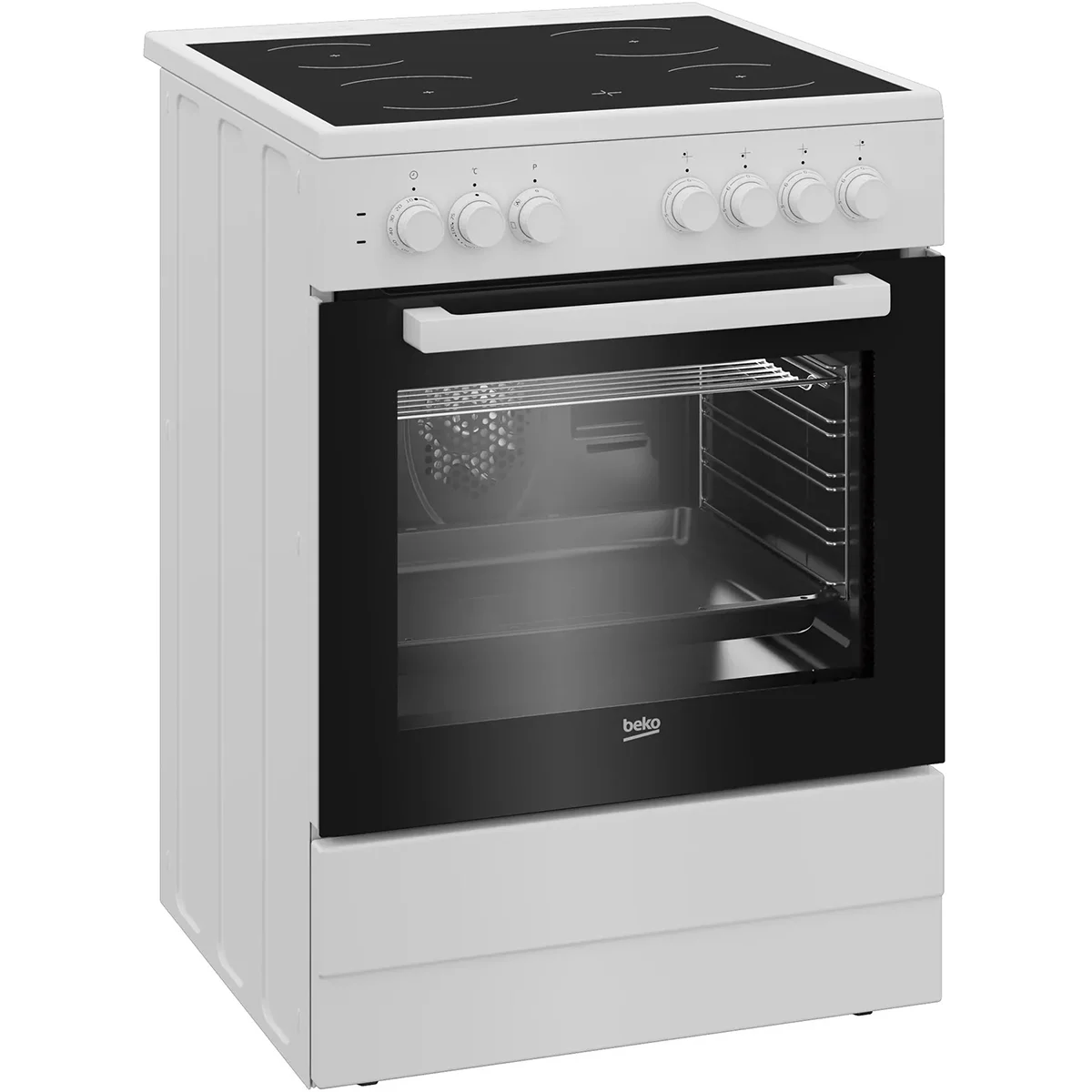 Φωτογραφία προϊόντος: Beko Κουζίνα 72lt με Κεραμικές Εστίες Π60εκ. Λευκή