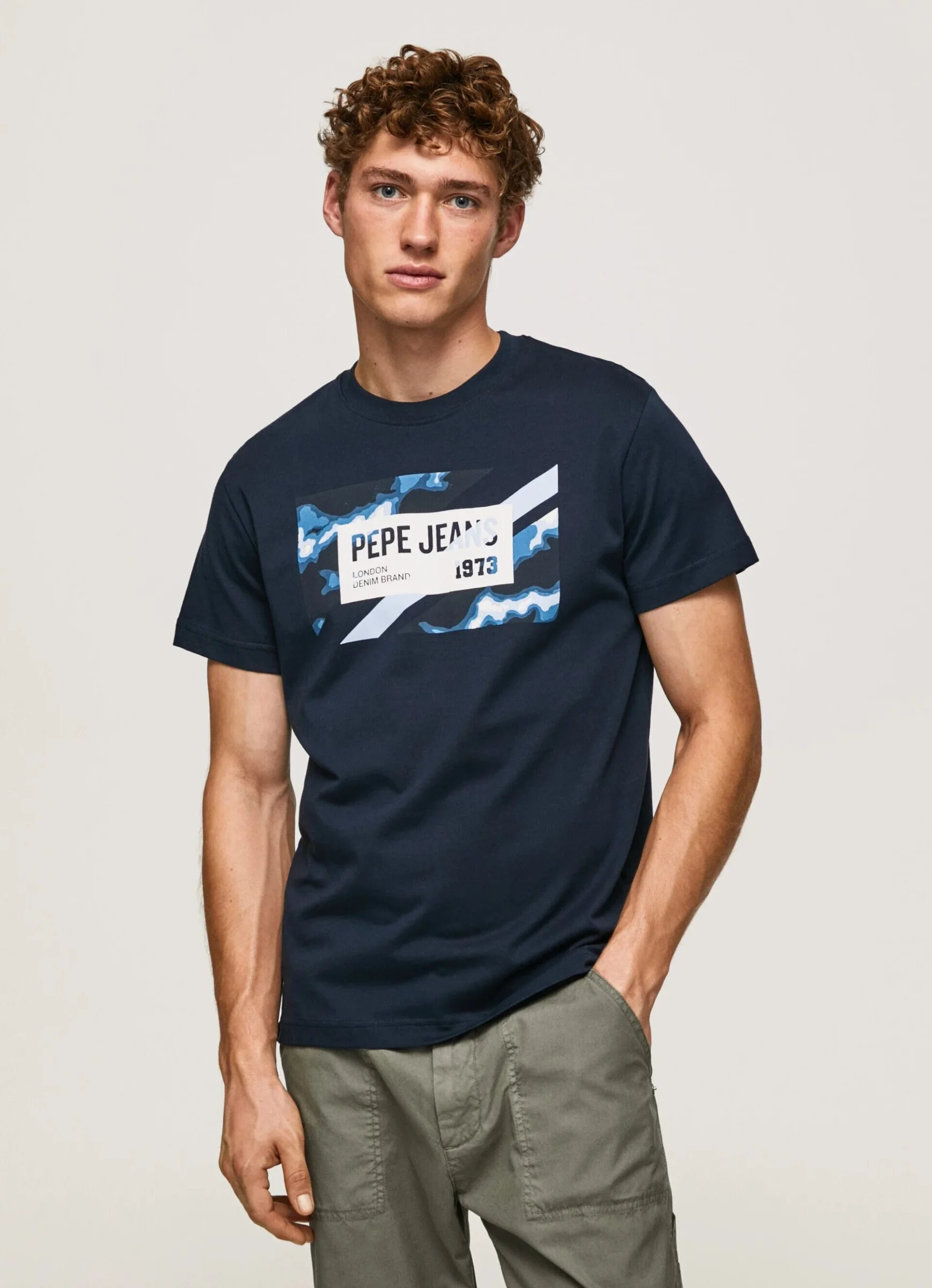 Φωτογραφία προϊόντος: Pepe Jeans Rederick Ανδρικό T-shirt PM508685-594 Μπλέ