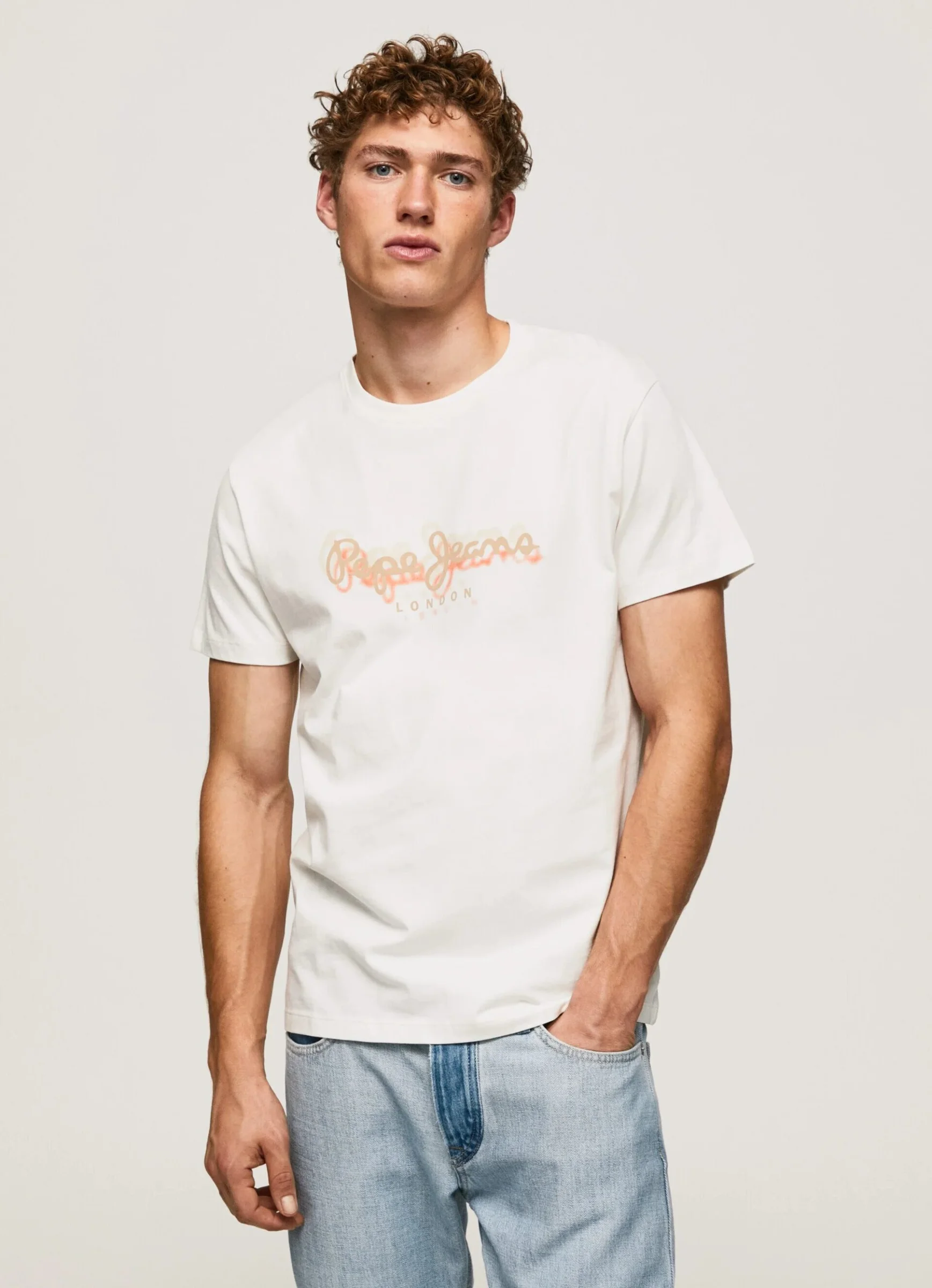 Φωτογραφία προϊόντος: Pepe Jeans Richme Ανδρικό T-shirt PM508697-803 Off White