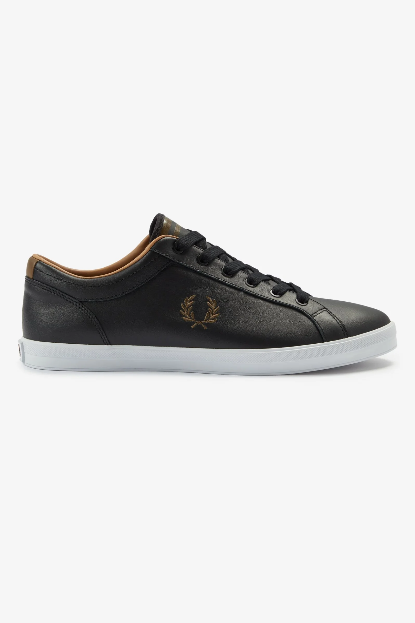 Φωτογραφία προϊόντος: Fred Perry Ανδρικό Δερμάτινο Sneaker Baseline Leather B4330-102 Μαύρο