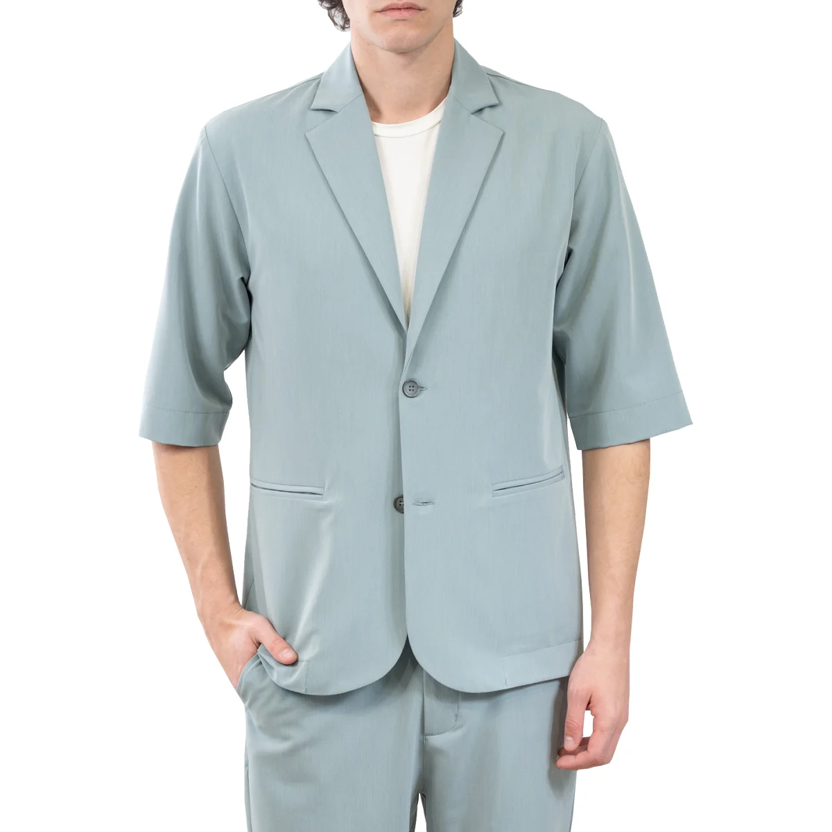 Φωτογραφία προϊόντος: ARTISTI ITALIANI VITTORIO - DAMIANO OVERSHIRT - 300-24 MINT Πράσινο