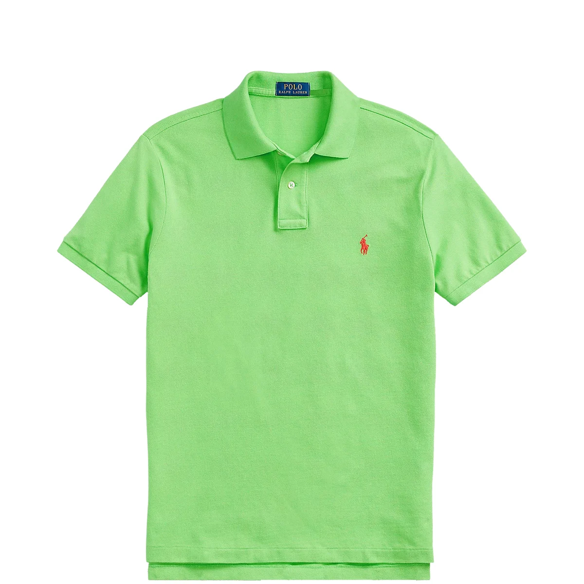 Φωτογραφία προϊόντος: ARTISTI ITALIANI POLO RALPH LAUREN - CUSTOM SLIM FIT MESH POLO SHIRT - 71082592-019 KIWI LIME Πράσινο