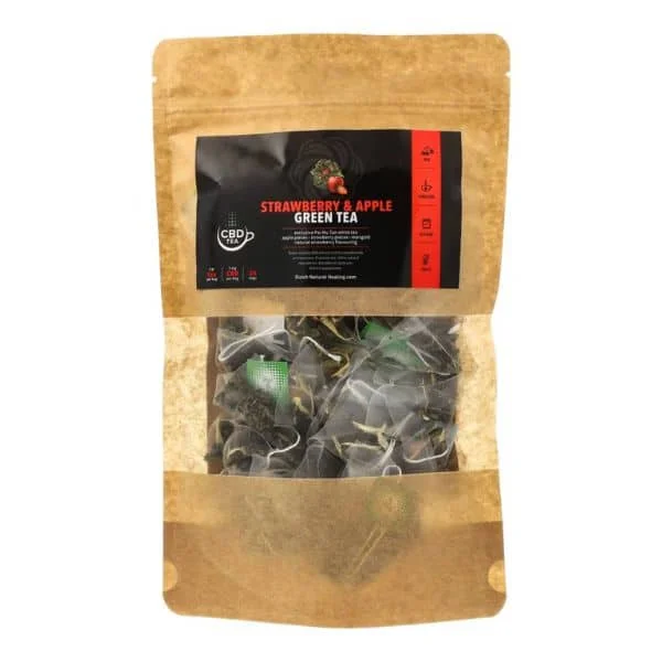 Φωτογραφία προϊόντος: Dutch Natural Healing CBD Tea Strawberry + Apple - (20 x 5mg)