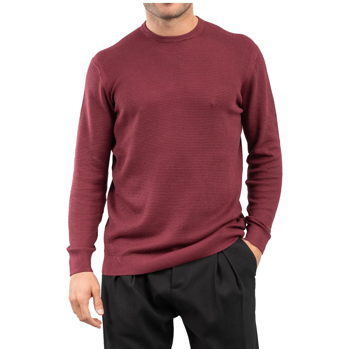 Φωτογραφία προϊόντος: ARTISTI ITALIANI VITTORIO - KNITWEAR - 700-2324-103 BURGUNDY Μπορντό