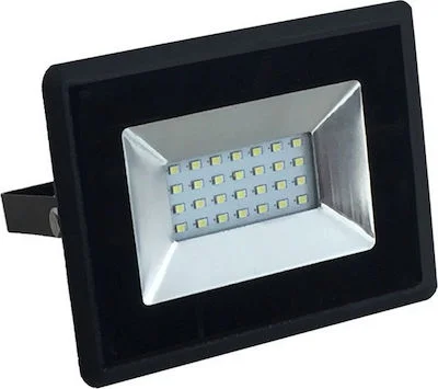 Φωτογραφία προϊόντος: Προβολέας LED SMD 20W 6500K ψυχρό λευκό φως στεγανός IP65 με μαύρο σώμα E-Series | VT-5948