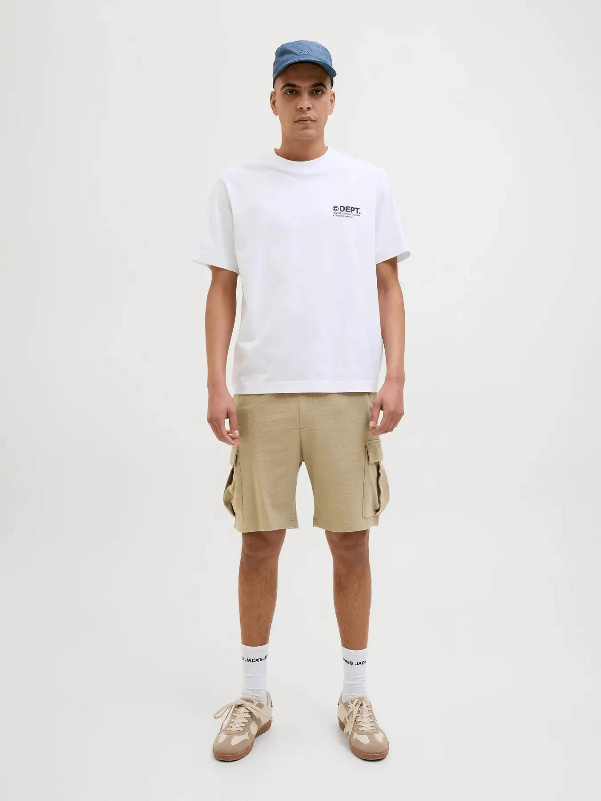 Φωτογραφία προϊόντος: Jack & Jones Αθλητική cargo βερμούδα Jack&Jones μπέζ χρώμα