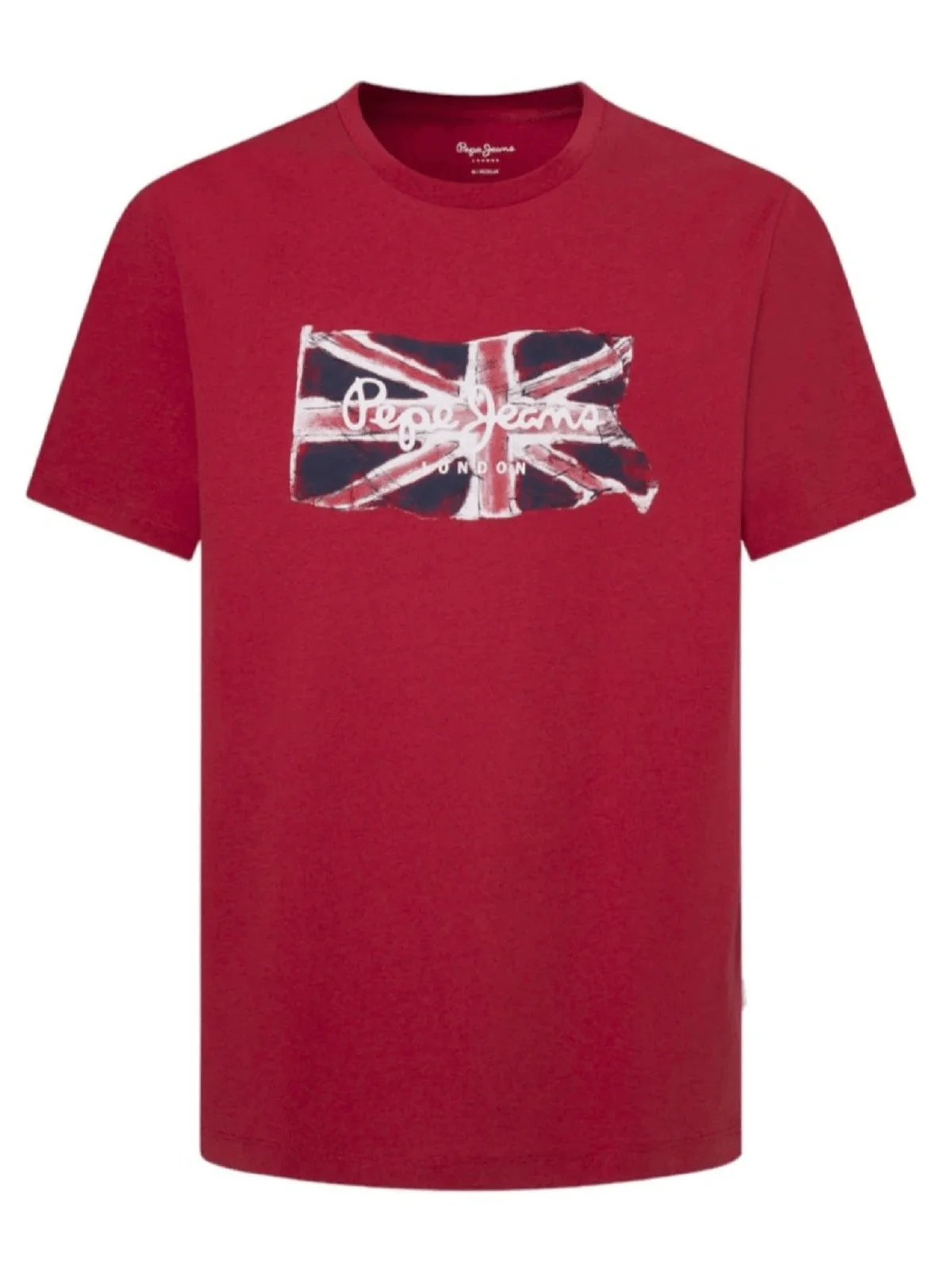 Φωτογραφία προϊόντος: Ανδρικό βαμβακερό t-shirt Pepe Jeans κόκκινο χρώμα PM509384 276