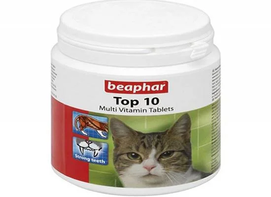 Φωτογραφία προϊόντος: Beaphar Top 10 Cat - Πολυβιταμίνες σε ταμπλέτες για γάτες 180Tabs