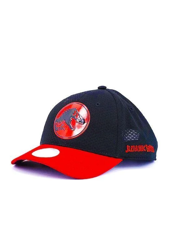 Φωτογραφία προϊόντος: Παιδικό Καπέλο Authentic Jurassic World Hat Black Red με ρυθμιζόμενο κούμπωμα