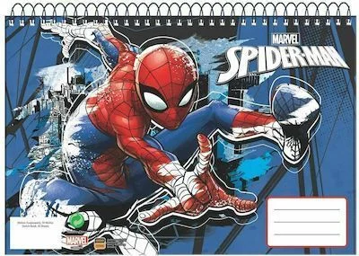Φωτογραφία προϊόντος: Μπλοκ Ζωγραφικής Spiderman A4 21x29.7cm 30Φύλλα