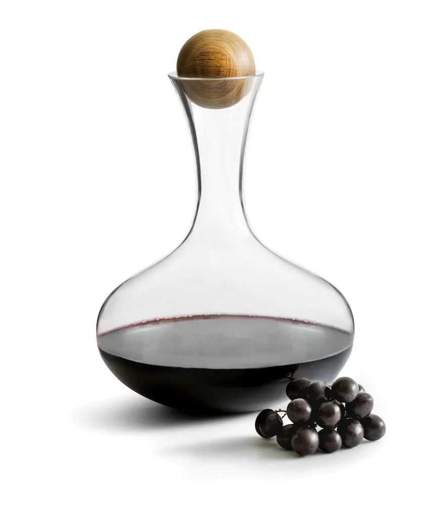 Φωτογραφία προϊόντος: sagaform Nature Wine Glass Carafe With Oak Stopper 19x27cm 2L