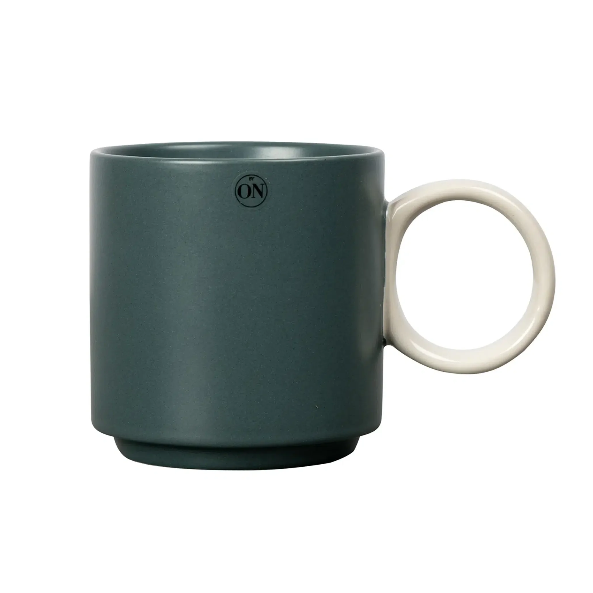 Φωτογραφία προϊόντος: by on Noor Κεραμική Κούπα Mug Γκρι Πράσινο Ø7.5 cm 20cl
