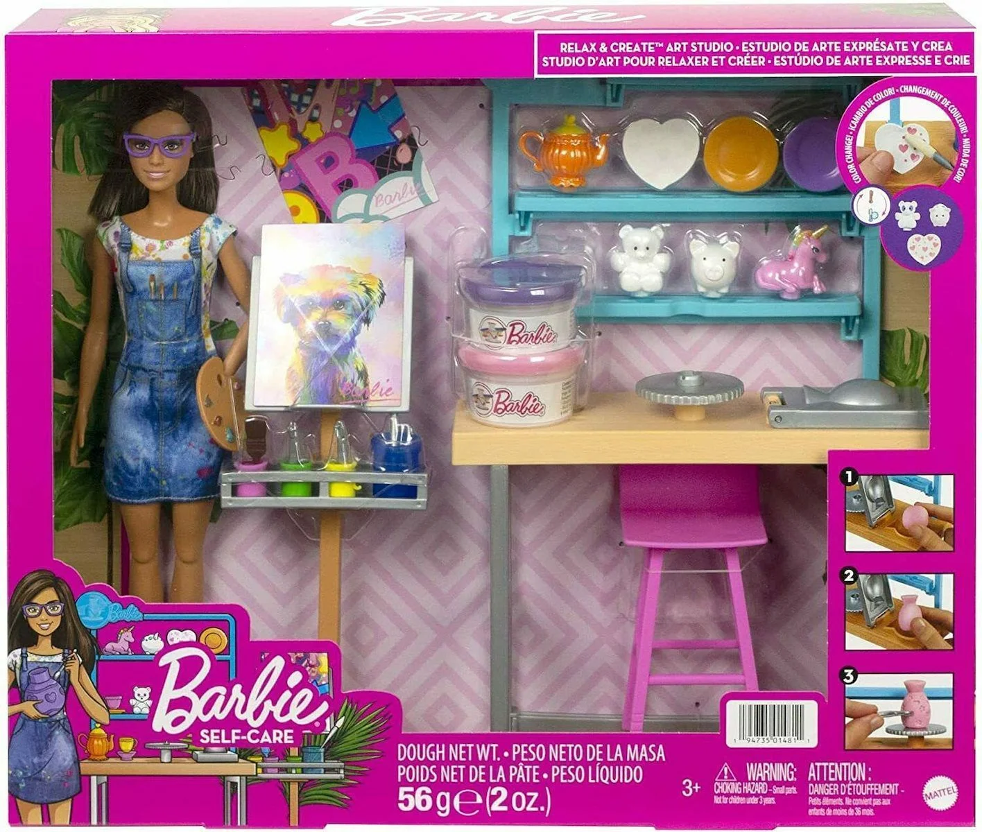 Φωτογραφία προϊόντος: Barbie Στούντιο Ζωγραφικής για 3+ Ετών Relax Create Art Studio