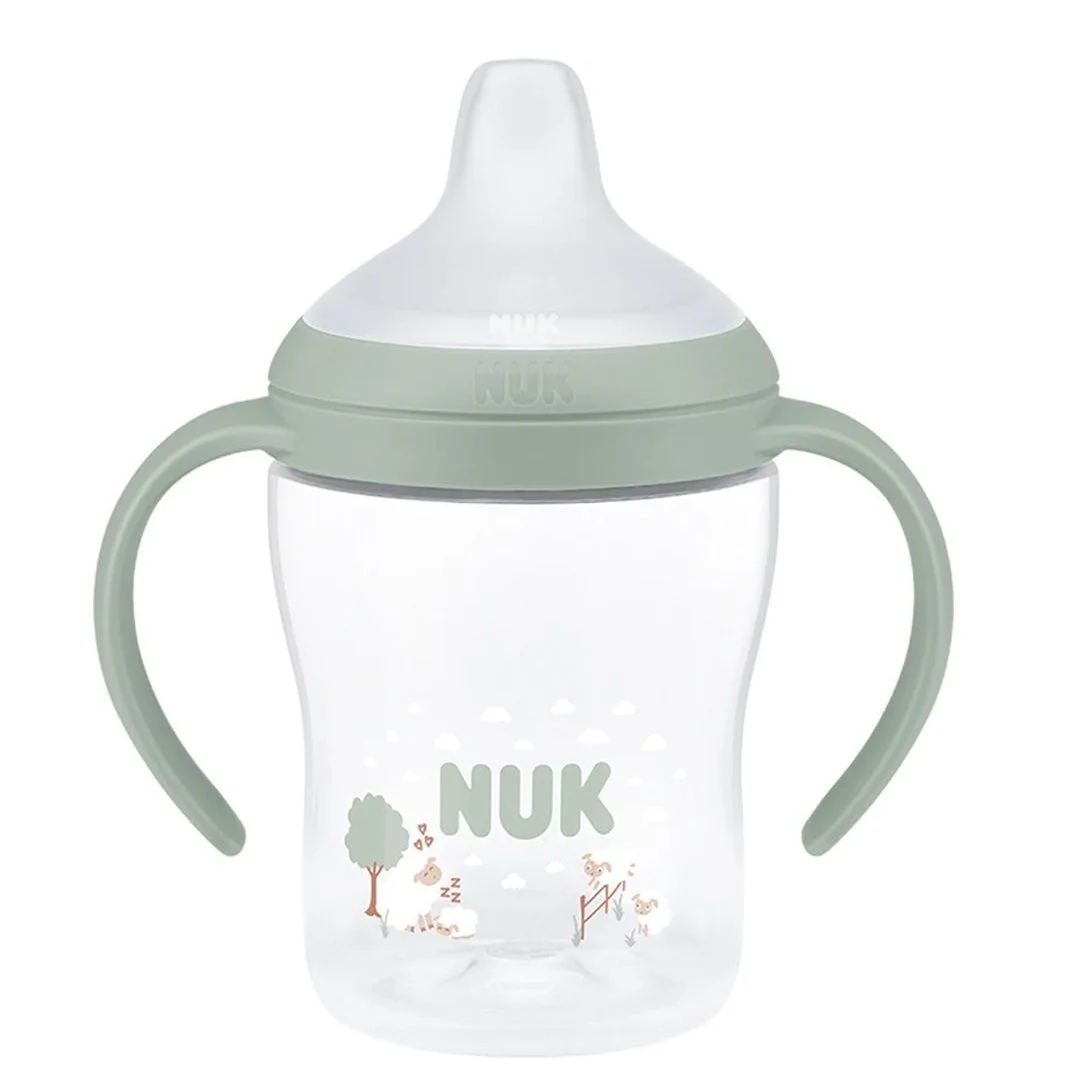 Φωτογραφία προϊόντος: Nuk Μπιμπερό - Ποτήρι Perfect Match PP Temperature Control με στόμιο Σιλικόνης 150ml SHEEP(6m+)