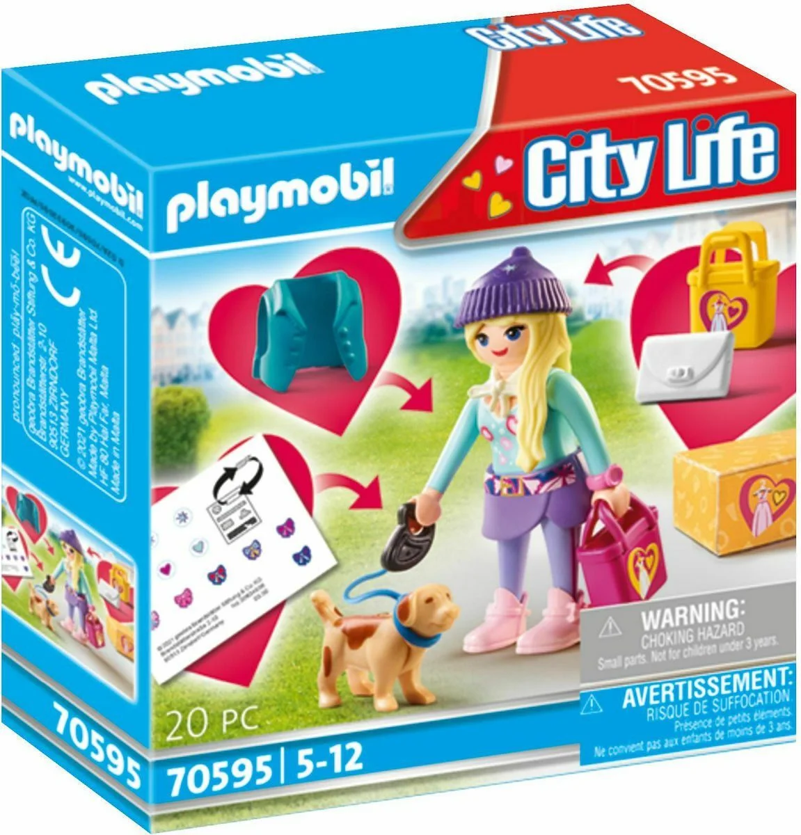 Φωτογραφία προϊόντος: Playmobil City Life: Fashion Girl με Σκυλάκι