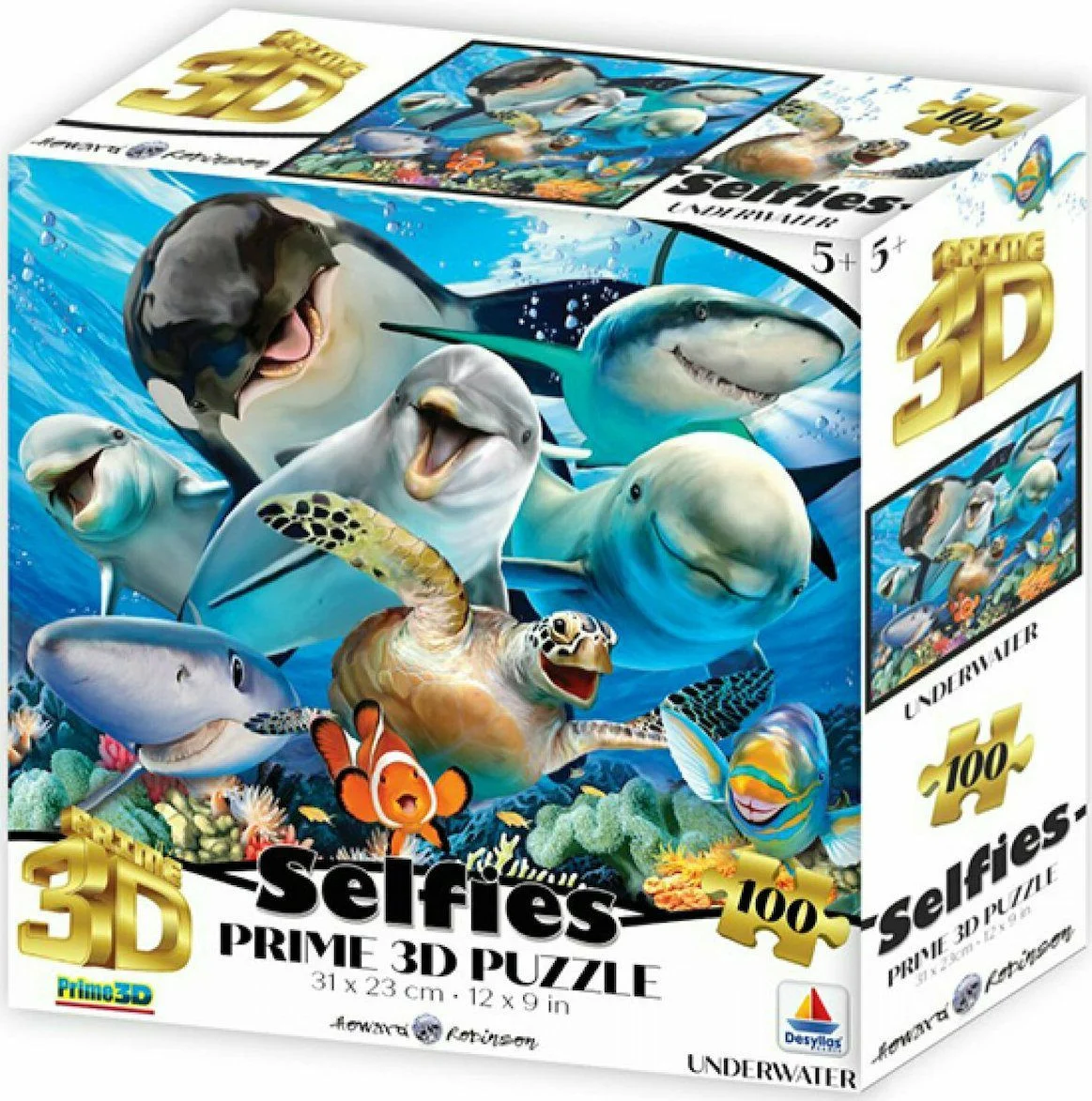 Φωτογραφία προϊόντος: Super 3D Puzzle Υποθαλάσσιος Κόσμος Underwater Selfie 100 Κομμάτια
