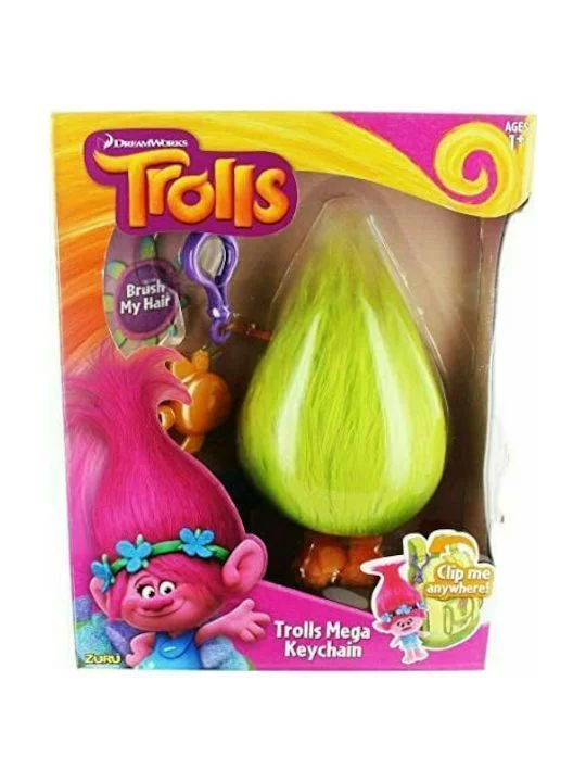 Φωτογραφία προϊόντος: Trolls Keychain Μπρελόκ με πράσινο μαλλί Fuzzbert