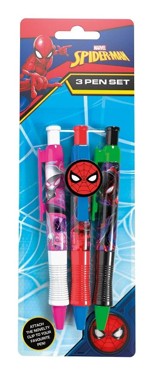 Φωτογραφία προϊόντος: Σετ 3 στυλό Spiderman Authentic Marvel